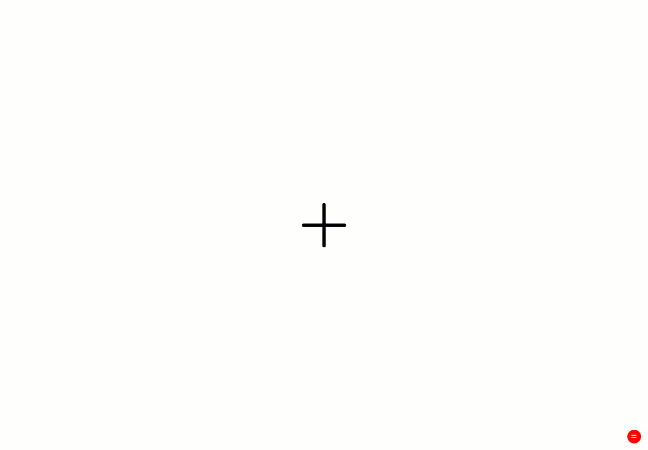 A gif of an example visual search task from the participant's view. Each trial begins with a fixation cross. Then an image stimulus is shown on the screen containing the letters 'L' and 'F' in either orange or blue font.'