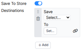 Screenshot of the bind icon to open binding menu